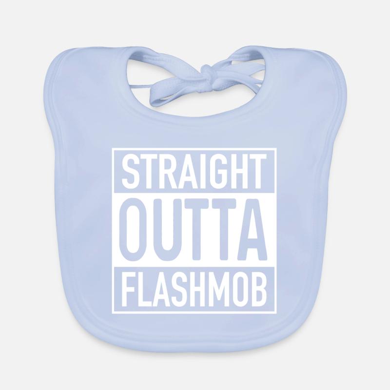Flash mob OUTTA direct Bavoir bio Bébé