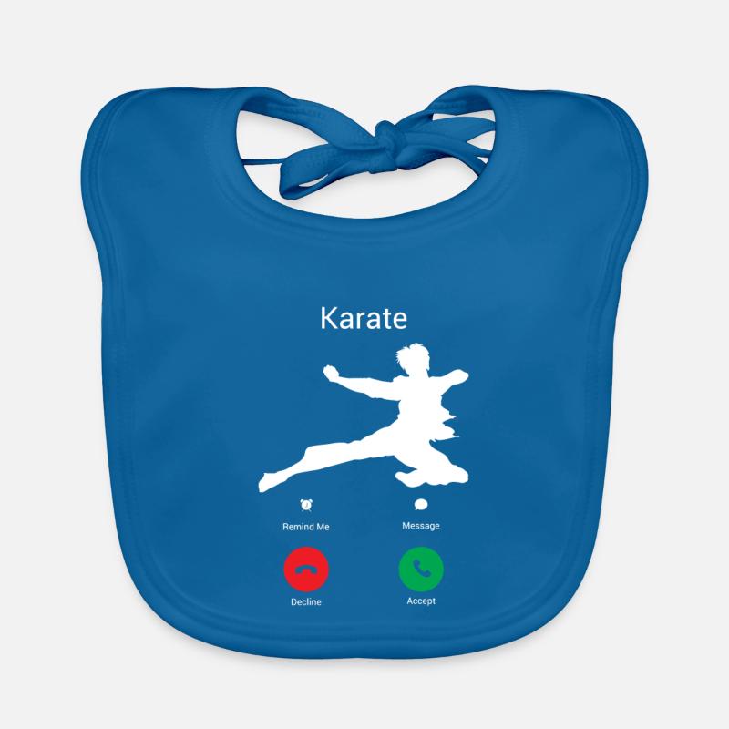 Karate ruft! Baby Bio-Lätzchen