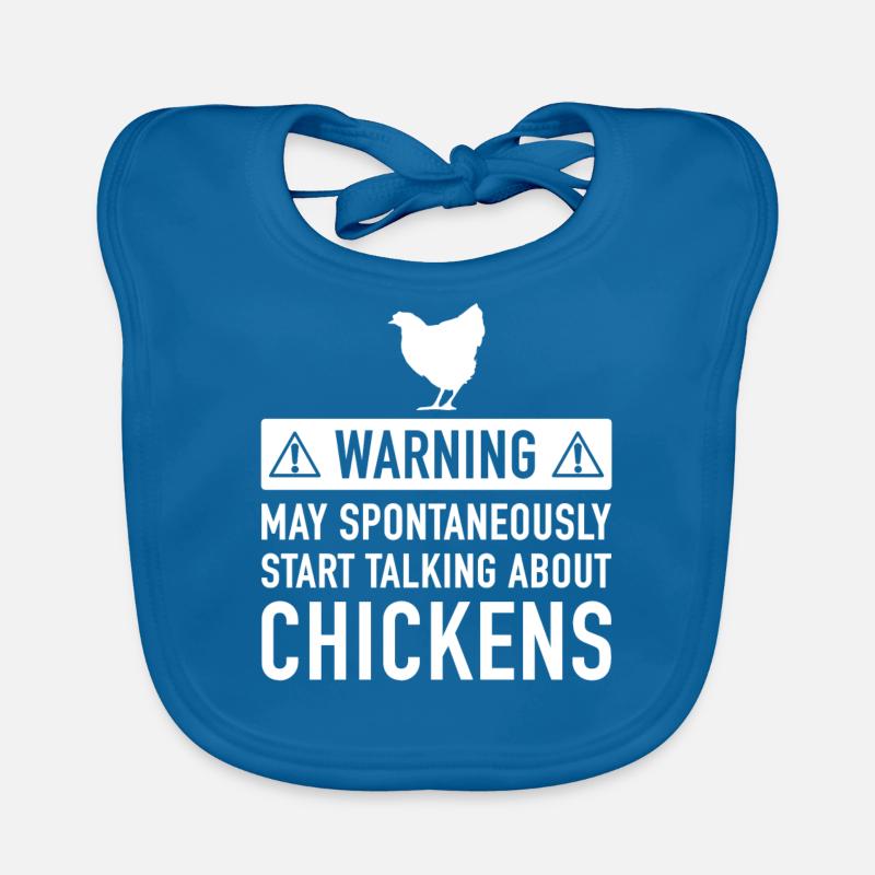 Lustiges Huhn-Geschenk-Idee Baby Bio-Lätzchen