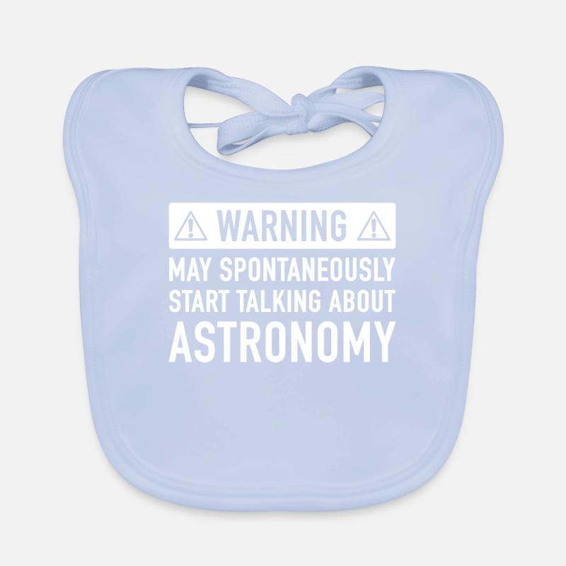 Idée Cadeau drôle d'astronomie Bavoir bio Bébé