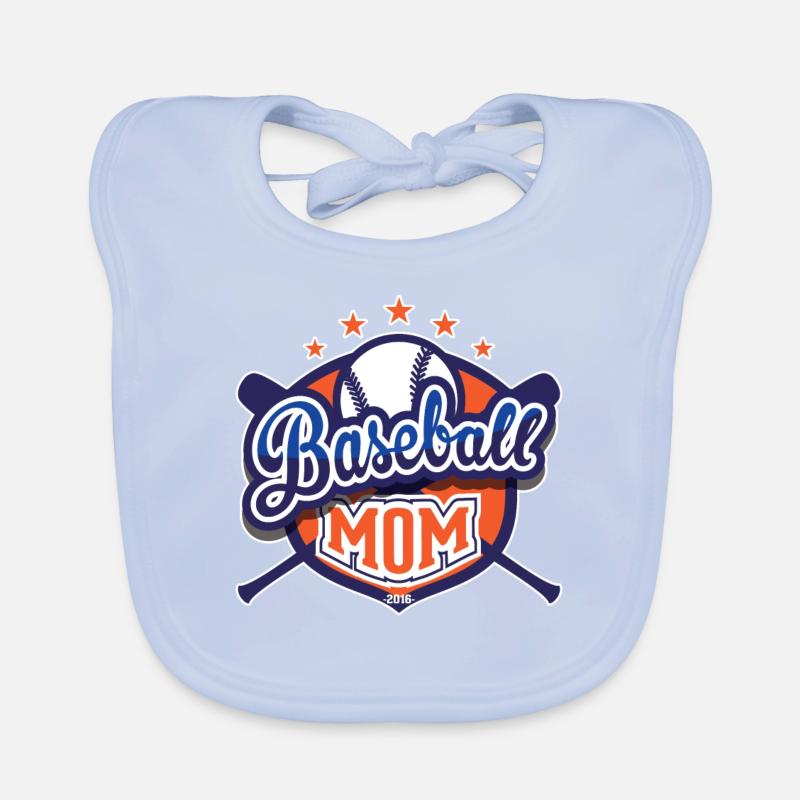 Baseball Mama Baby Bio-Lätzchen