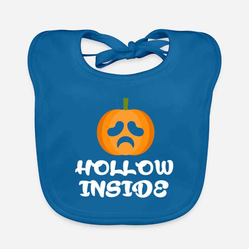 Halloween 5 - Bavoir bio Bébé - bleu paon