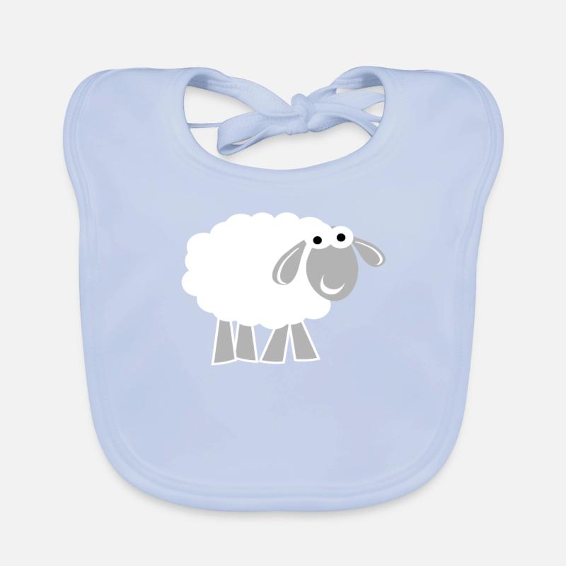 Schaf Baby Bio-Lätzchen