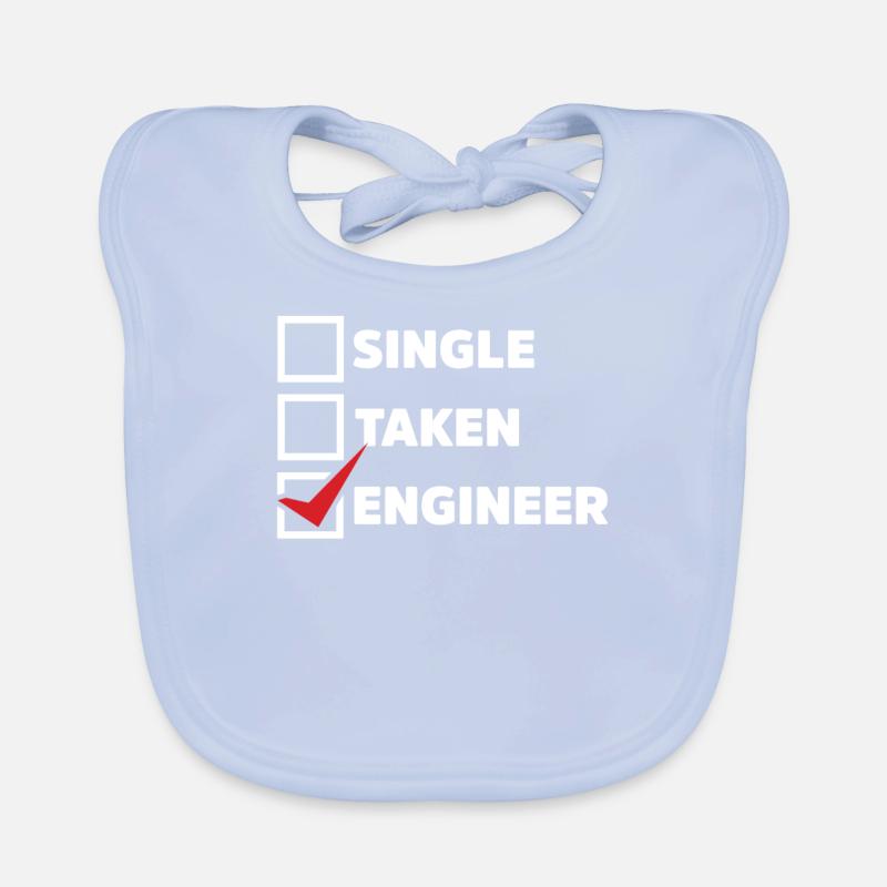 Single Taken Engineer Organic Baby Bibs