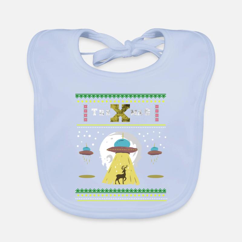 Ugly Christmas / ALIEN / Geschenke Baby Bio-Lätzchen