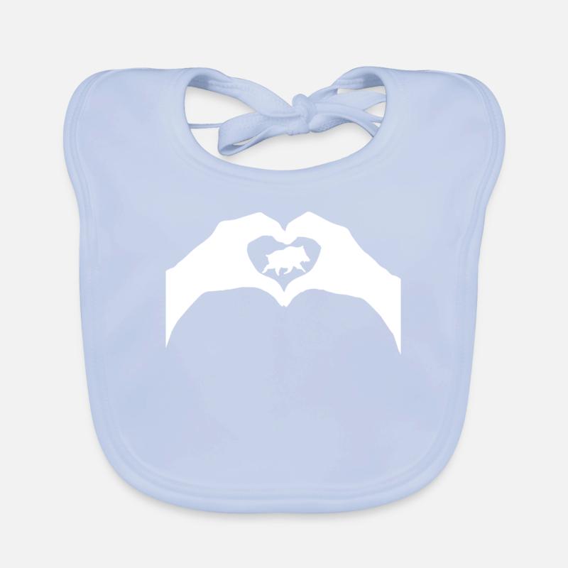 chasse Bavoir bio Bébé