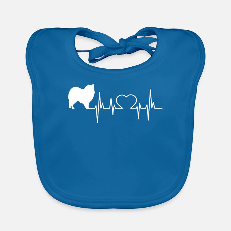 Deutscher Spitz Geschenk Shirt Baby Bio-Lätzchen
