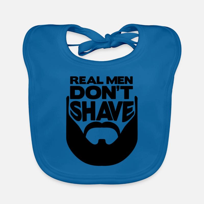 Beard Beard bearded beard mustache schnauzer Organic Baby Bibs
