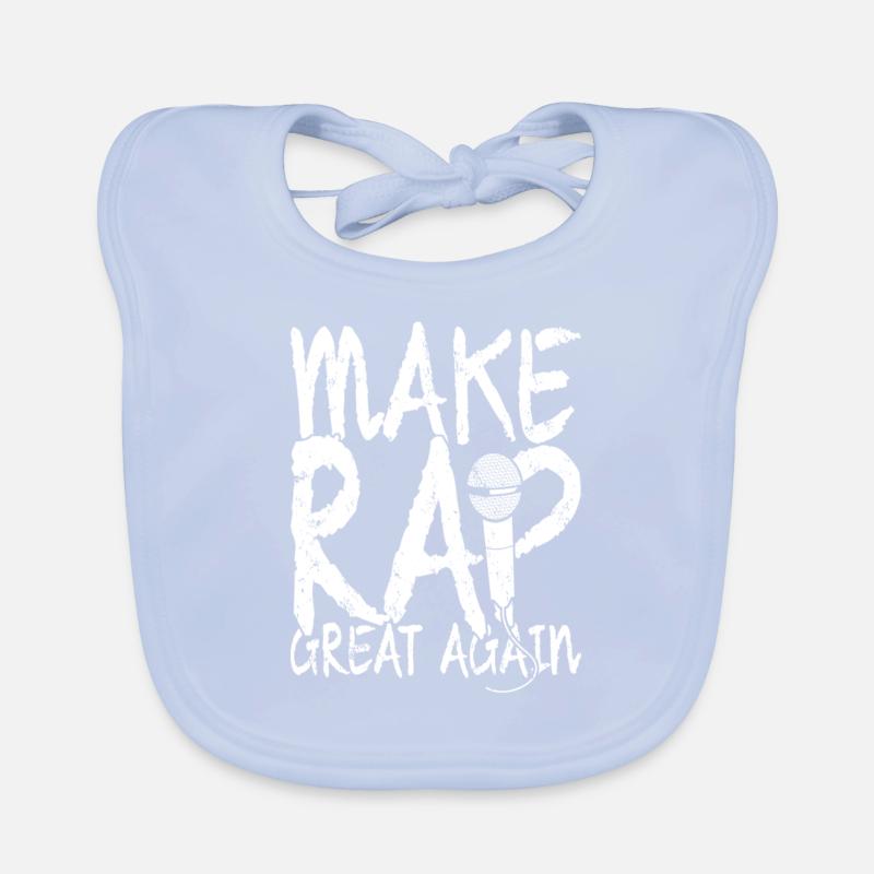 MAKE RAP GREAT AGAIN Organic Baby Bibs