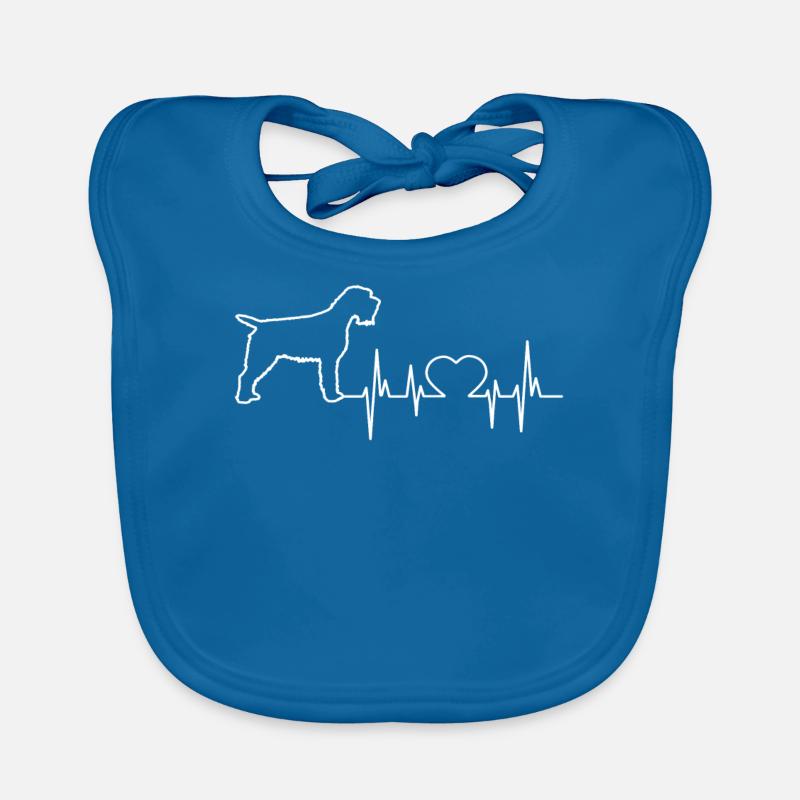 Griffon Korthals Shirt Gift Organic Baby Bibs