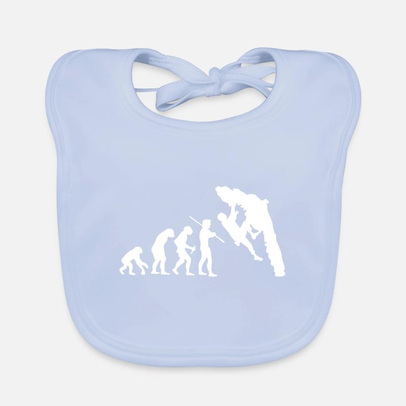 Evolution Bouldering Kletter T-Shirt Baby Bio-Lätzchen