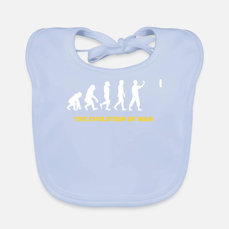 Darts - Evolution - Funny - Gift Organic Baby Bibs