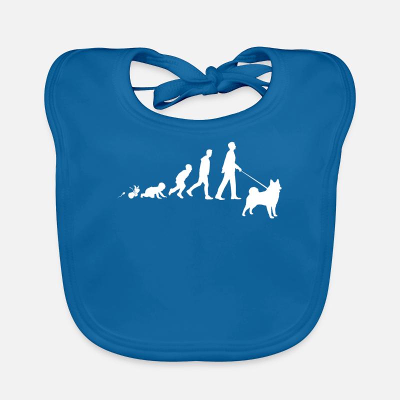 Norwegian Elkhound Geschenke Grow Evolution Mann Baby Bio-Lätzchen