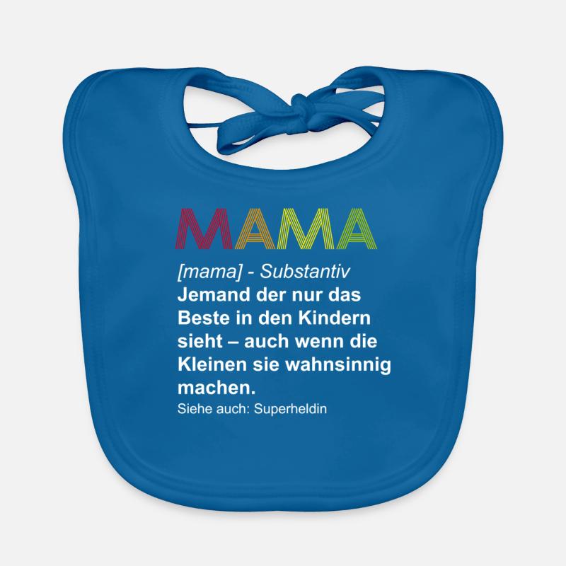 Muttertag Geschenk Mutter Mama T-Shirt Baby Bio-Lätzchen