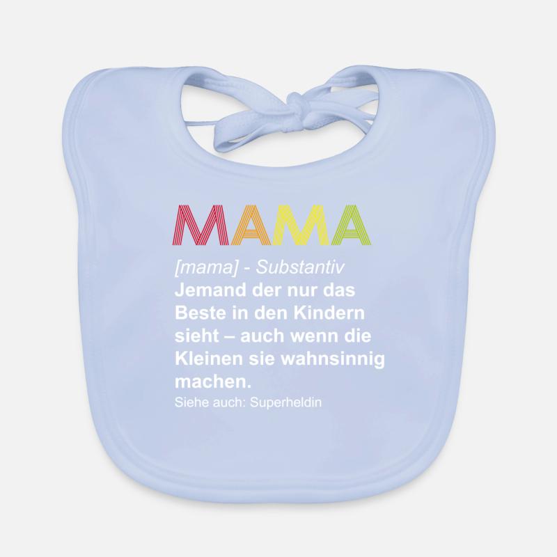 Muttertag Geschenk Mutter Mama T-Shirt Baby Bio-Lätzchen