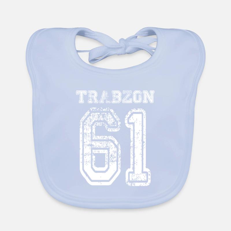 61 Trabzon plaque d'immatriculation turque comme un cadeau Bavoir bio Bébé