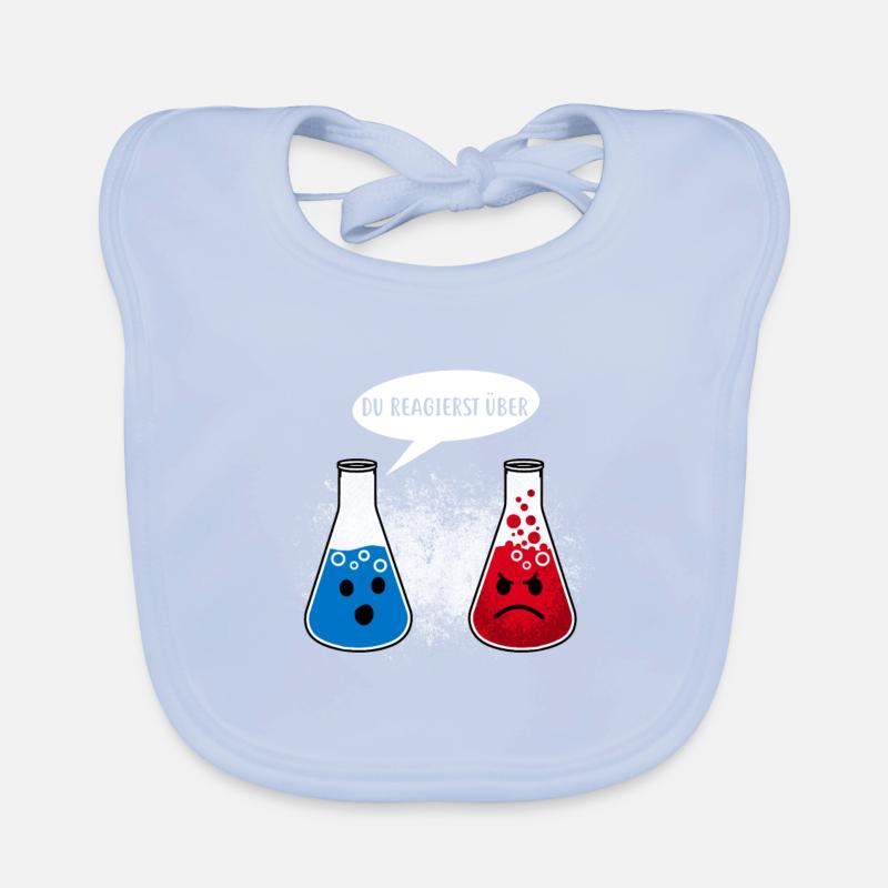 DU REAGIERST ÜBER / CHEMI / GESCHENK Baby Bio-Lätzchen