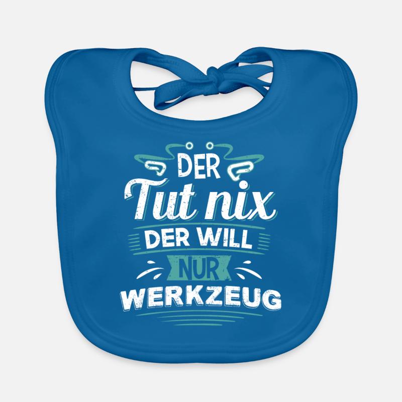 Werkzeug Handwerker Baumarkt Heimwerker Baby Bio-Lätzchen