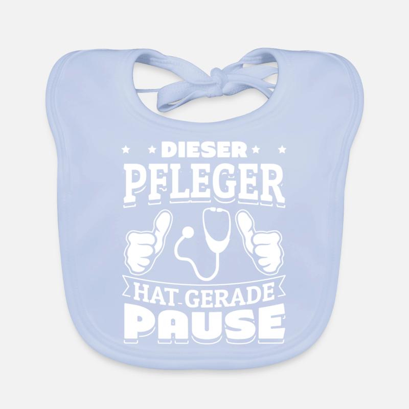 Dieser Pfleger hat gerade Pause! Arzt Erste Hilfe Baby Bio-Lätzchen