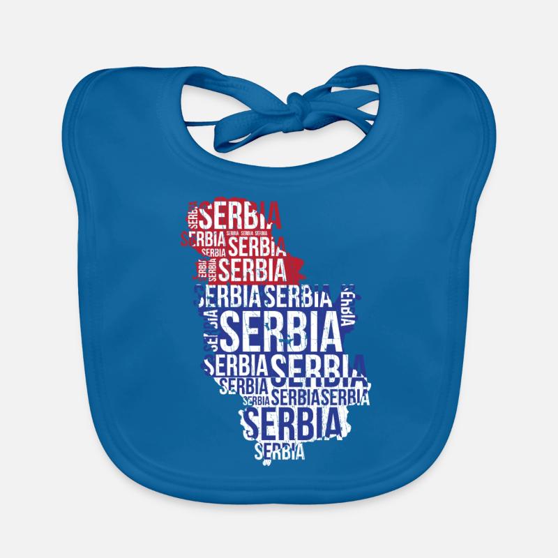 Serbie Serbie Serbie  Bavoir bio Bébé