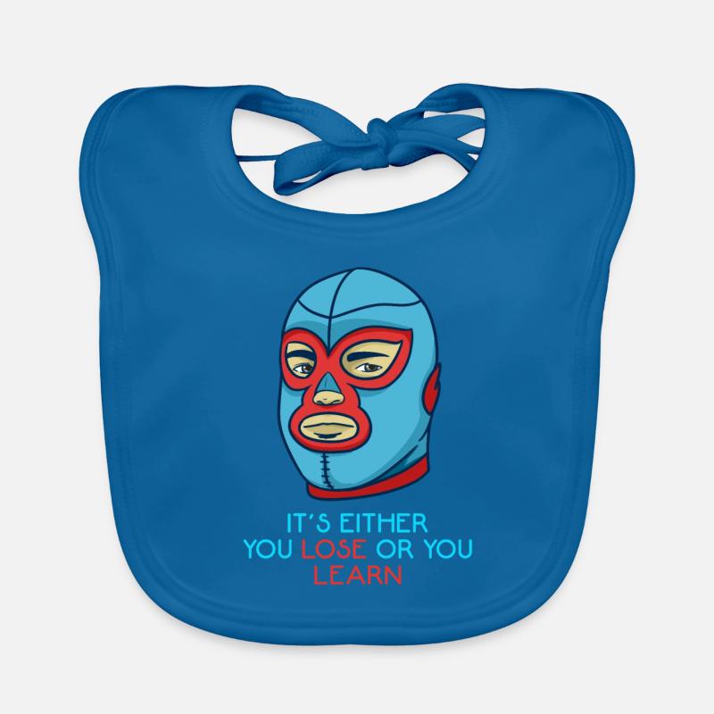 Entweder du verlierst oder du lernst Baby Bio-Lätzchen