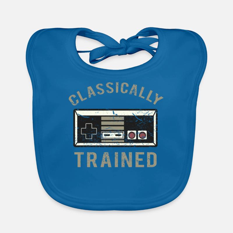 Video Game Game Retrogaming Game Console Gift Organic Baby Bibs