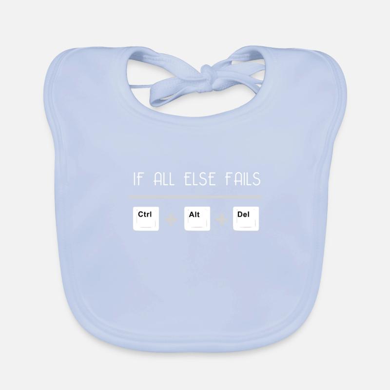 Rückgängig machen Ctrl + Alt + Del Baby Bio-Lätzchen