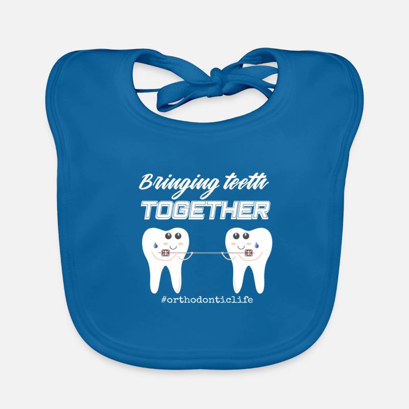 Orthodontist Braces Teeth Gift Dentist Organic Baby Bibs