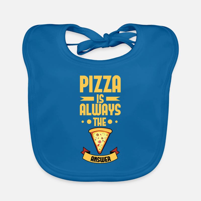 Awesome Pizza ist immer die Antwort Tshirt Baby Bio-Lätzchen