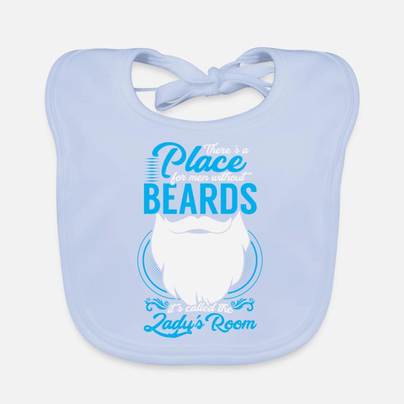 Men Without Beards Organic Baby Bibs