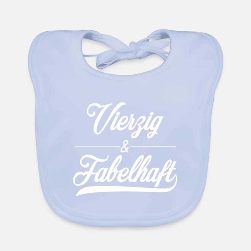 40. Geburtstag Baby Bio-Lätzchen