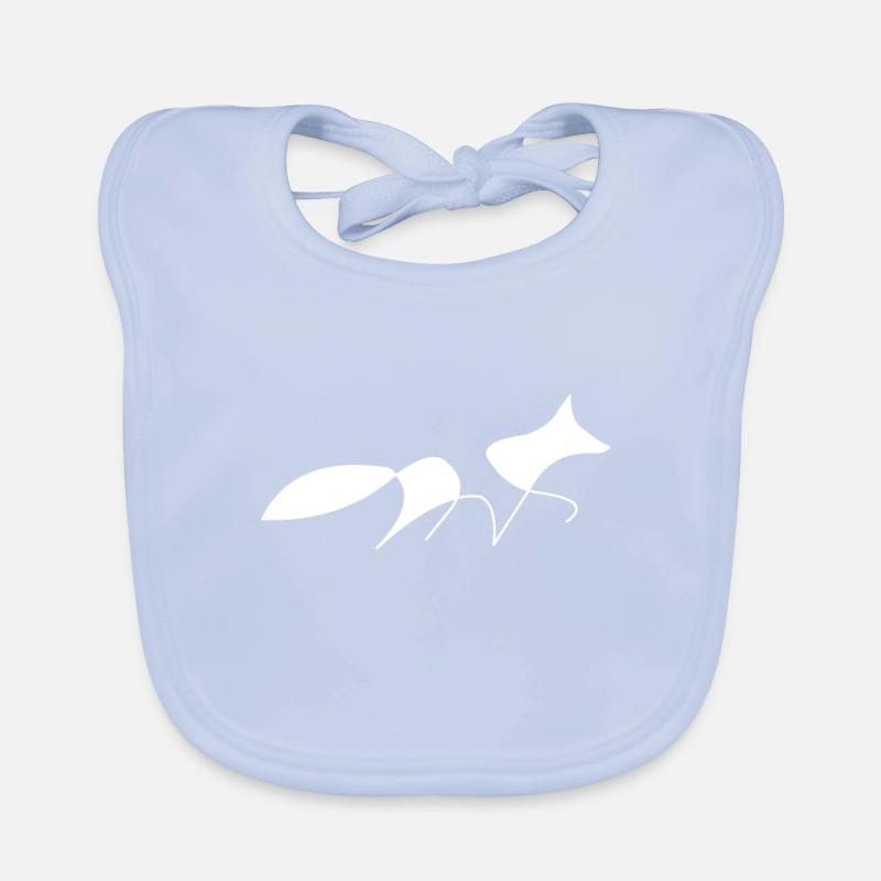 Fox gift idea Organic Baby Bibs