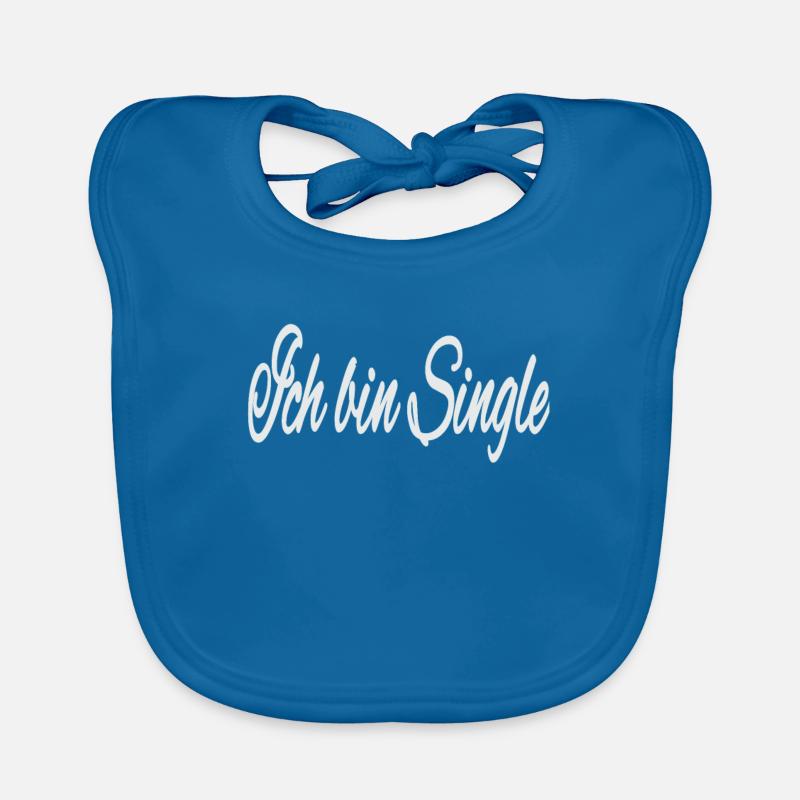 Je suis célibataire Bavoir bio Bébé