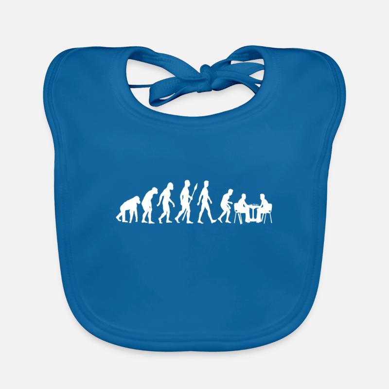 chess evolution chess board - Sport Gift Organic Baby Bibs