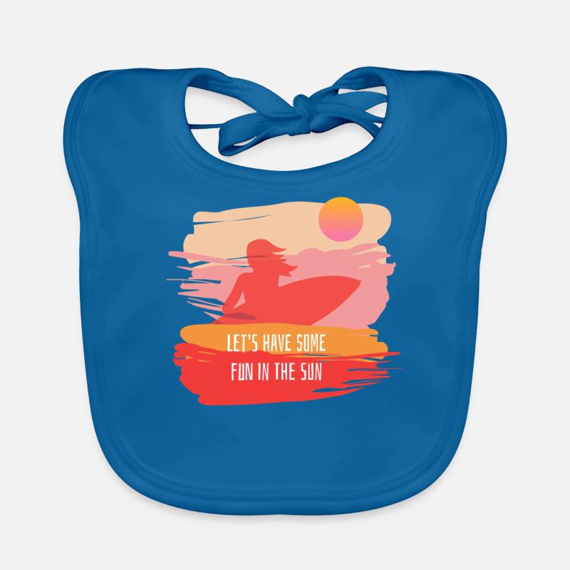 Esté, surfer Bavoir bio Bébé