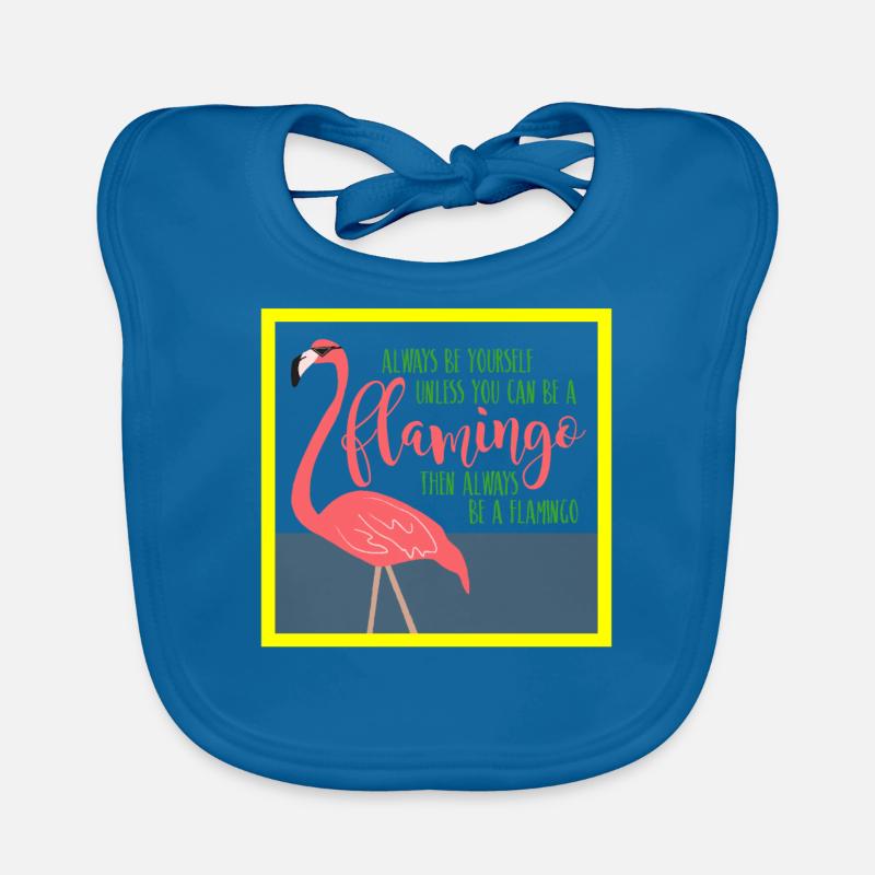 Flamant d'été Bavoir bio Bébé