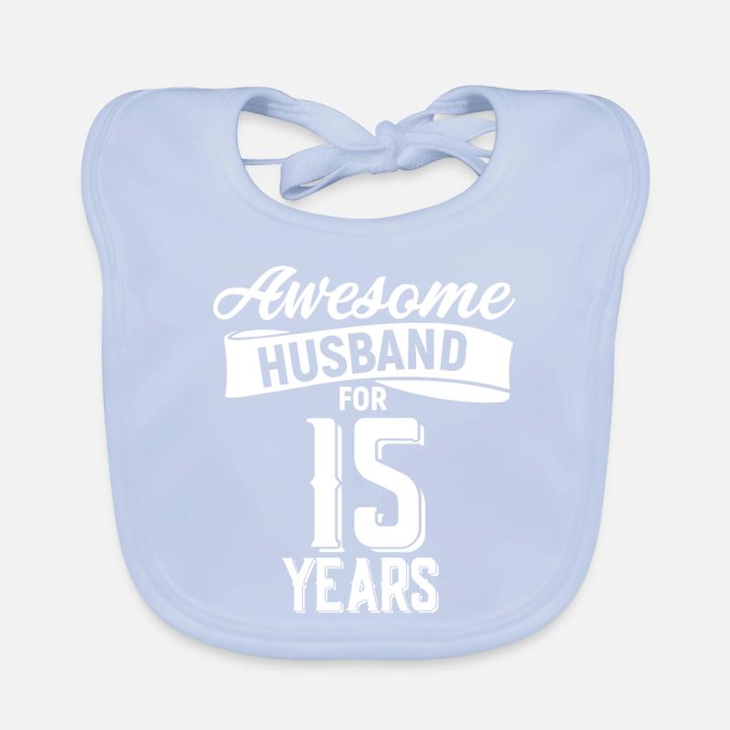 15e anniversaire de mariage Bavoir bio Bébé