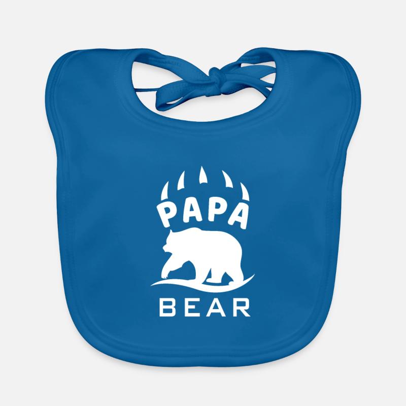 Daddy Bear Dad Dad Daddy Daddy Shirt Organic Baby Bibs