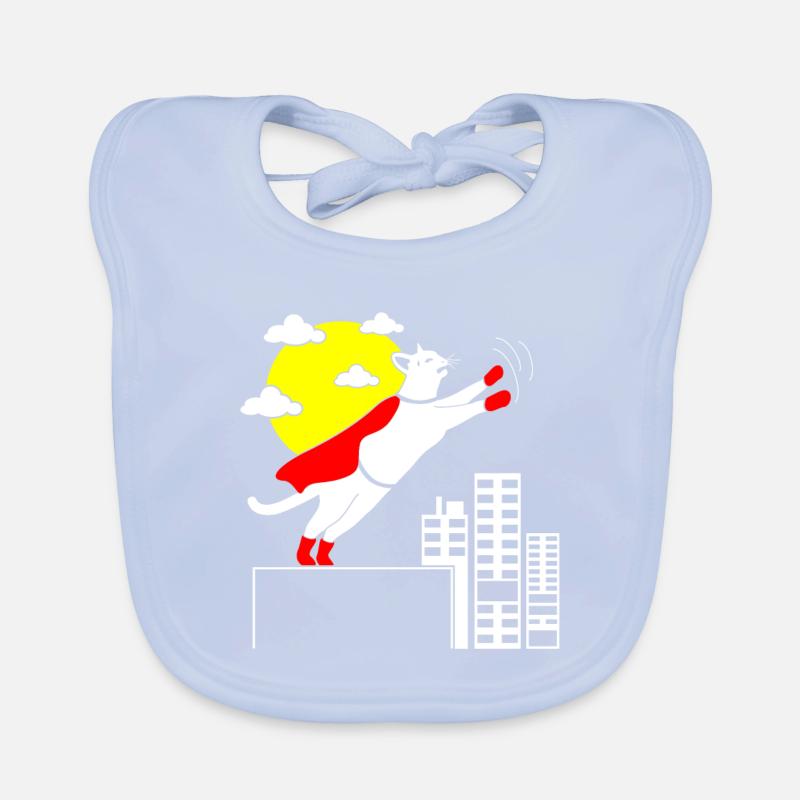 Cute Cat Meow Kitty Cats Gift Pet Organic Baby Bibs