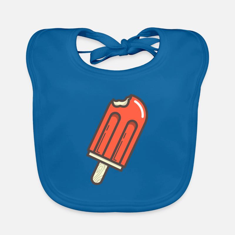 Endlich wieder Sommer - Eiscreme - Geschenk Baby Bio-Lätzchen