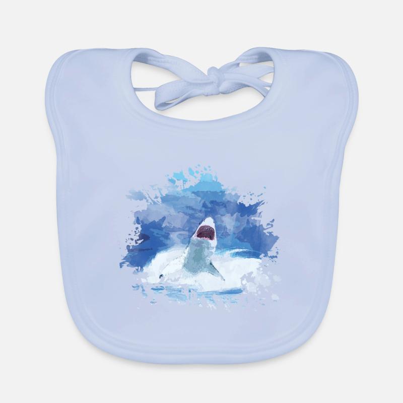requin Bavoir bio Bébé