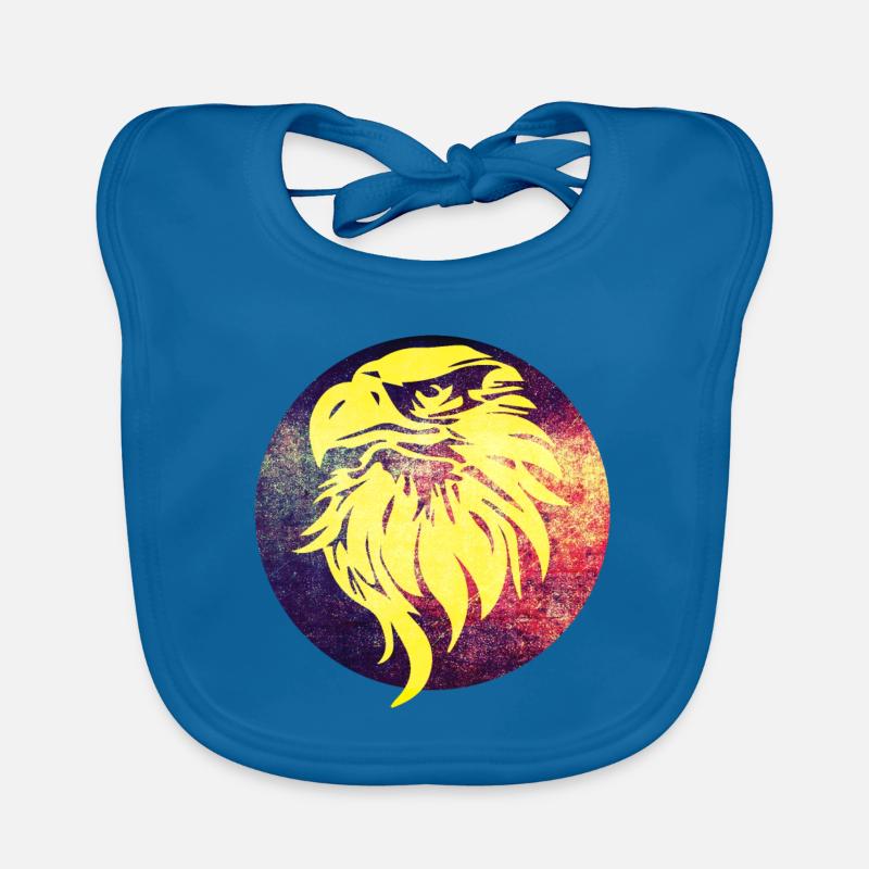 eagle head Organic Baby Bibs
