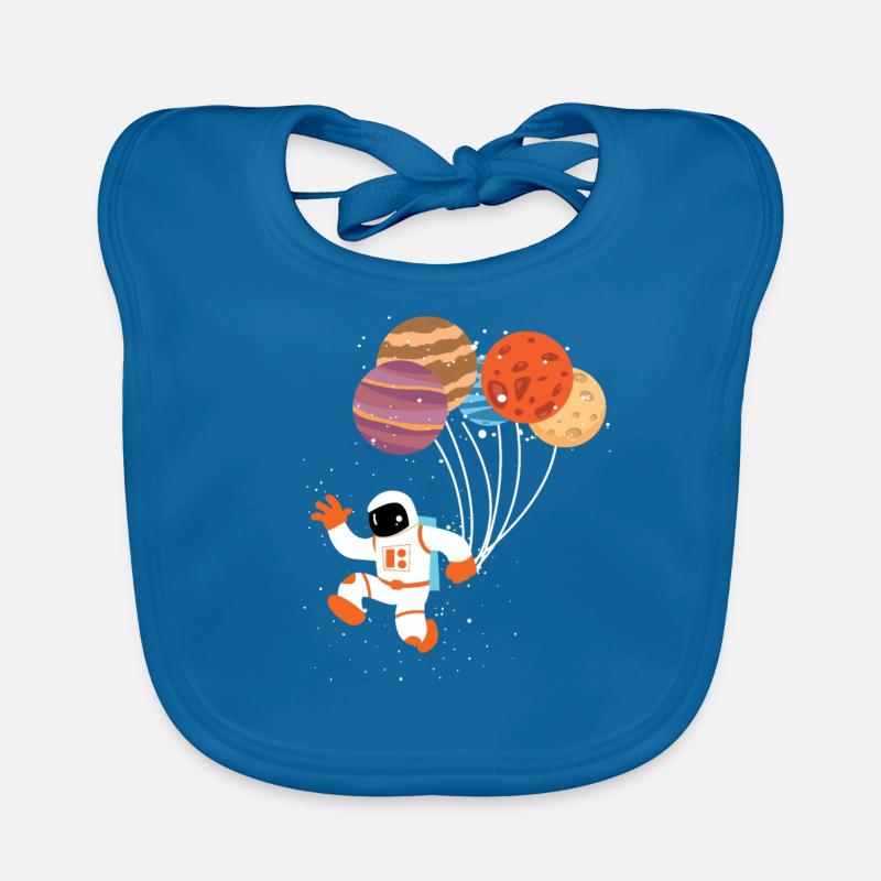 Space Astronaut Organic Baby Bibs