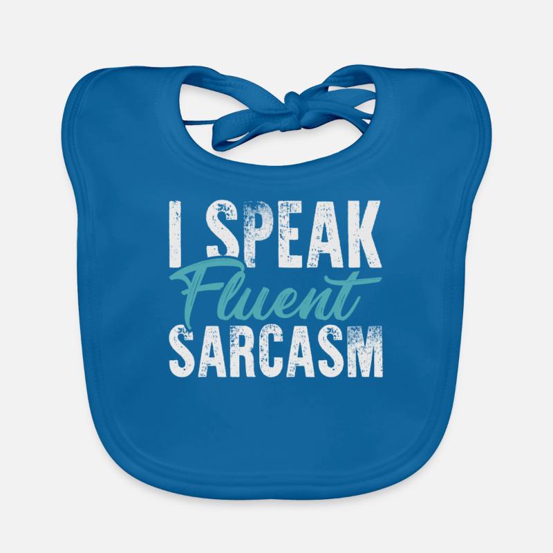 sarcasm Organic Baby Bibs