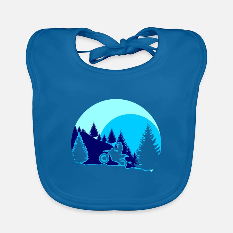 Motorcycle Mottoradfahrer Gift Motorcycling Organic Baby Bibs