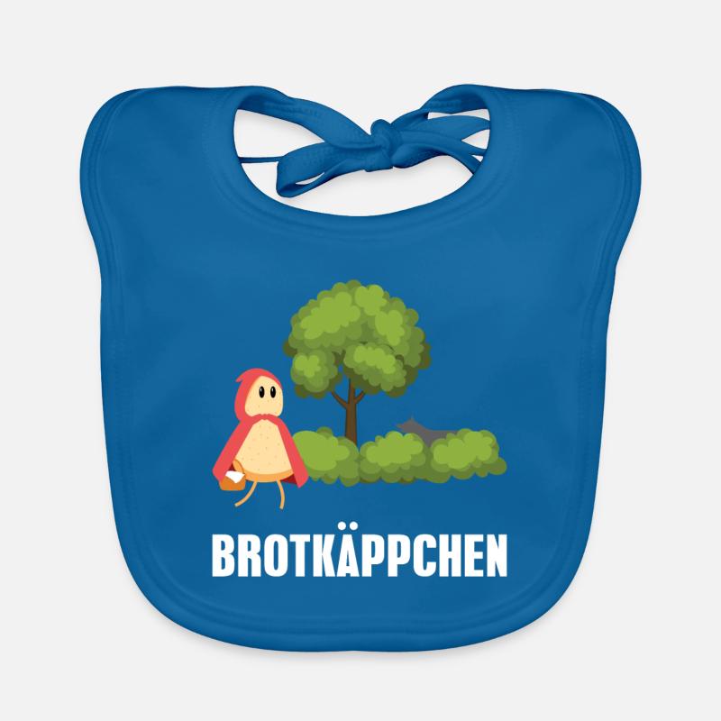 Brotkäppchen - Rotkäppchen Wolf Oma Märchen Baby Bio-Lätzchen