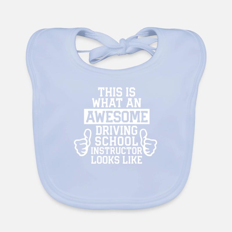 Meilleur cadeau d'instructeur de conduite Bavoir bio Bébé