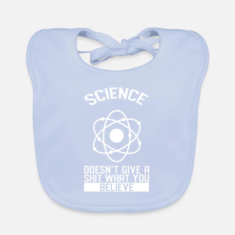 Believe In The Science Nerd Gift Organic Baby Bibs