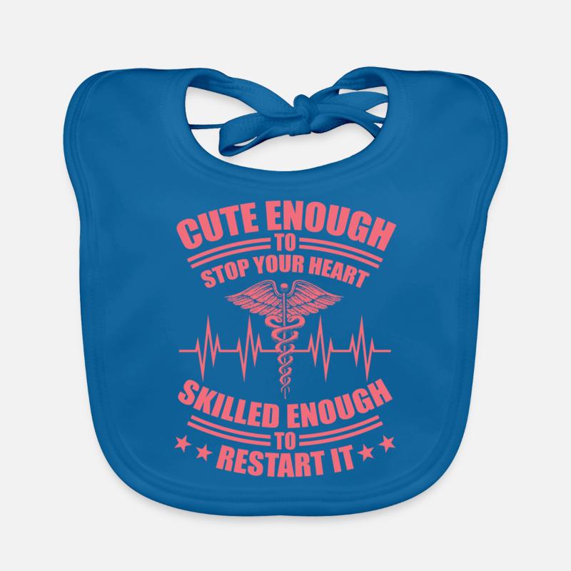 Pretty Nurse MFA Gift Organic Baby Bibs