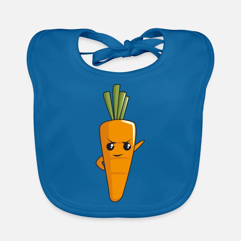 Freche Karotte Baby Bio-Lätzchen